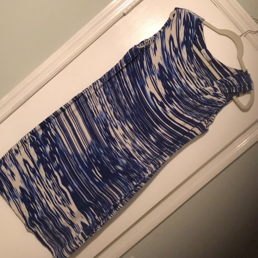 Calvin Klein knit watercolor dress, 12