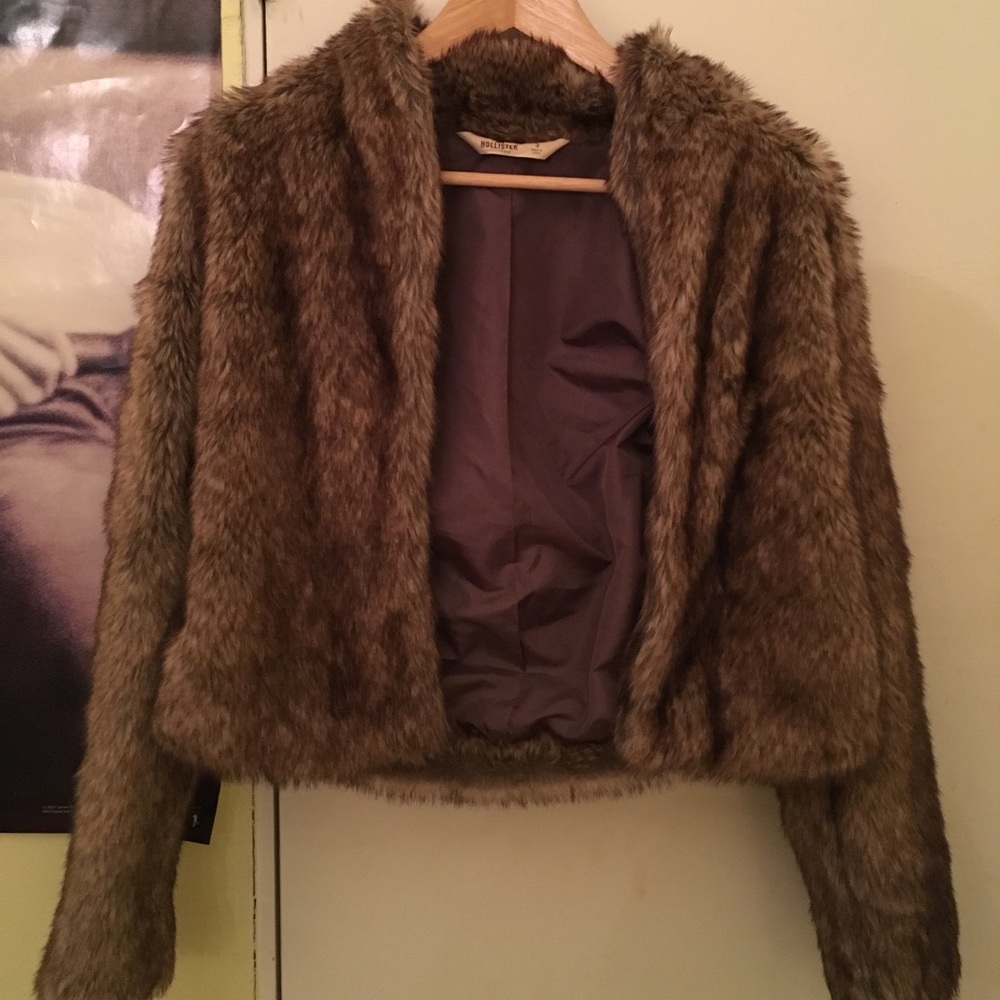 Faux fur Hollister jacket