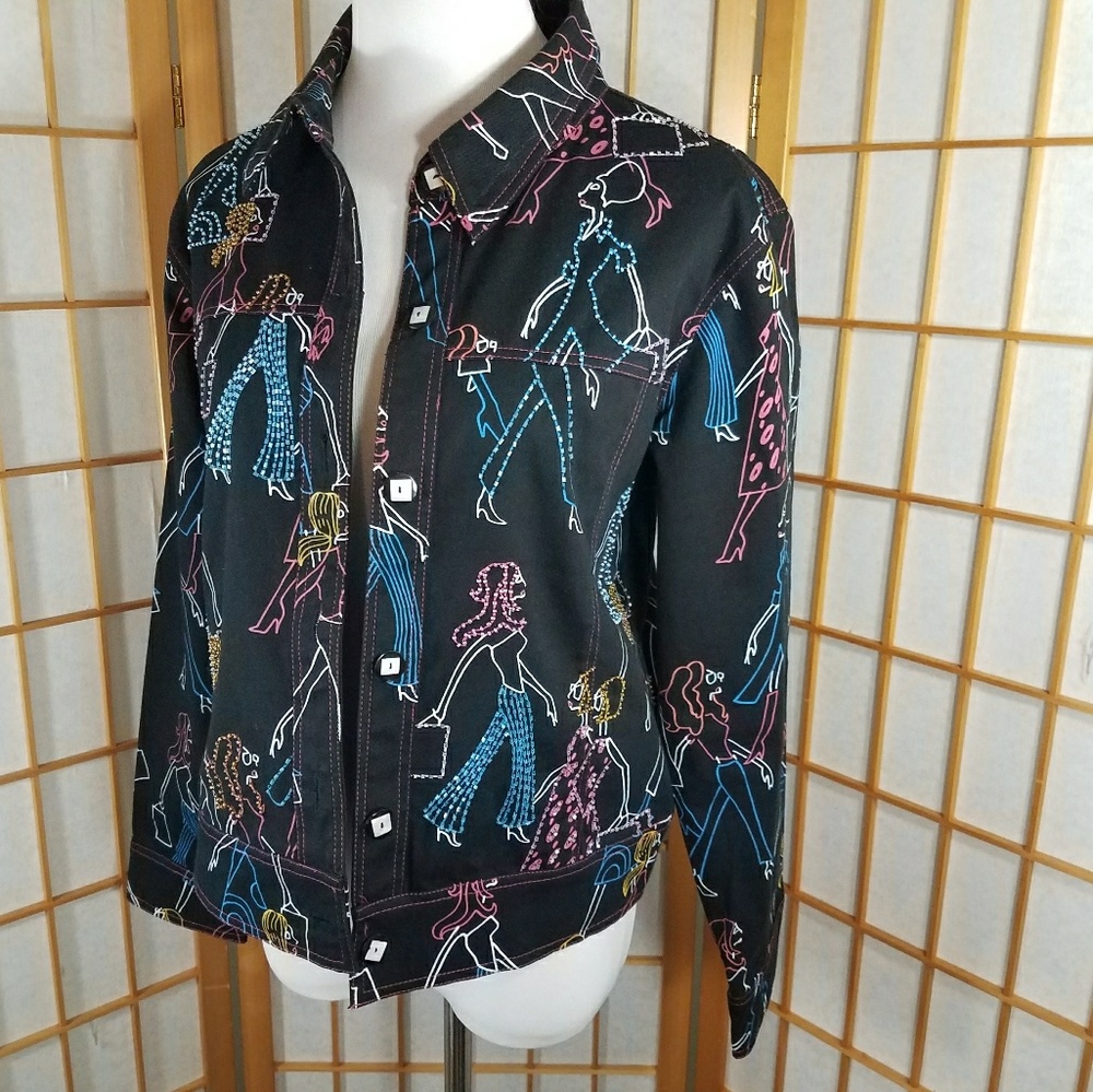 Vanity Collection beaded jacket with ladies