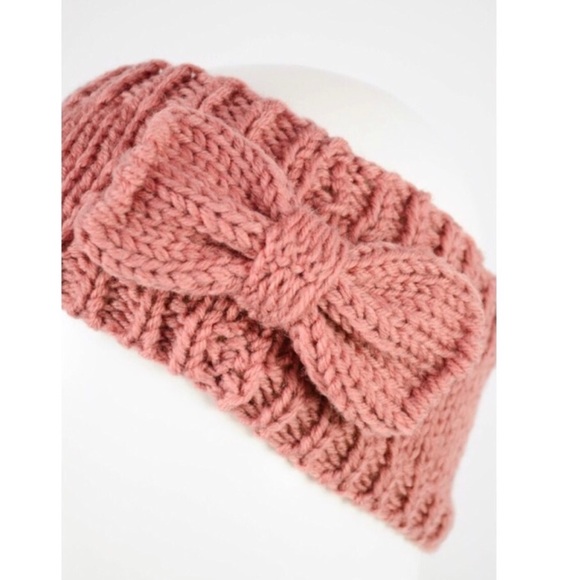 🦄 Host Pick Dusty Rose Bow Headband 🦄 - Picture 2 of 4