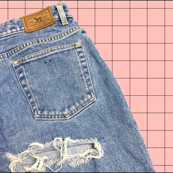 vintage reworked ralph lauren jeans - Picture 4 of 5