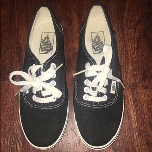 Black Vans, Women's Size 6