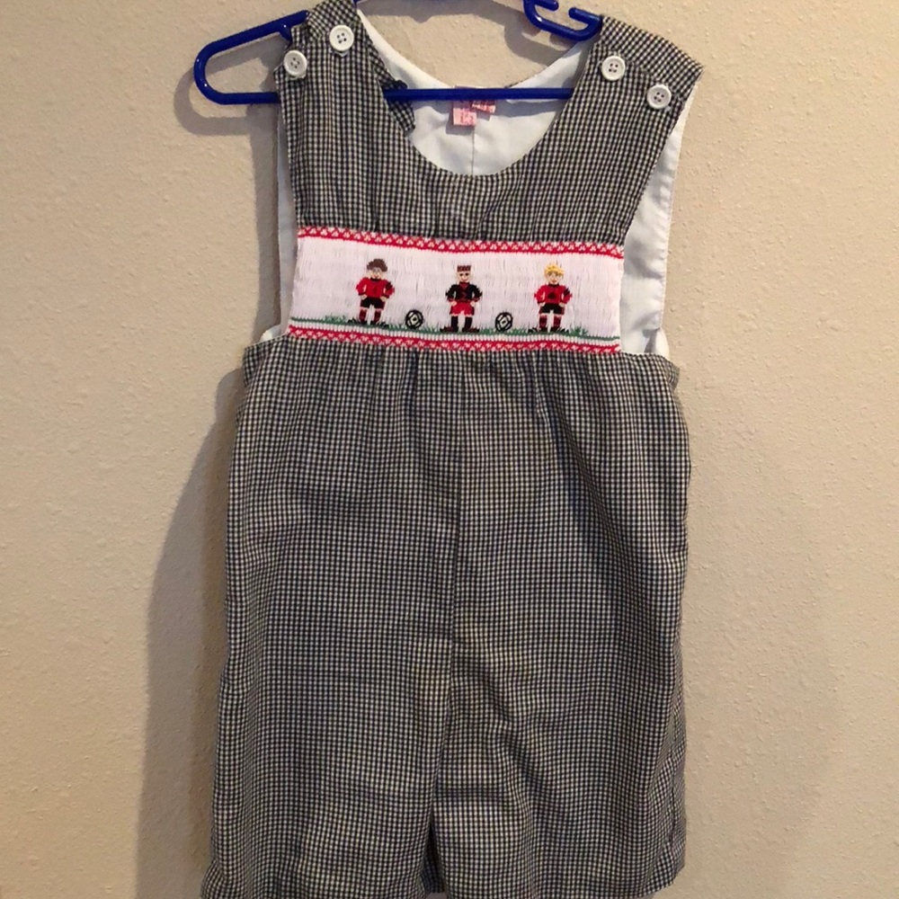 Smocked boys 1 piece