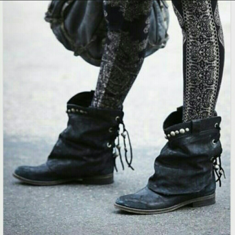 ISO Free People Wayland Boot Size 6 Black
