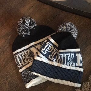Victoria’s Secret PINK beanies (2)