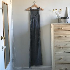 Alternative Apparel Ruched Maxi Dress