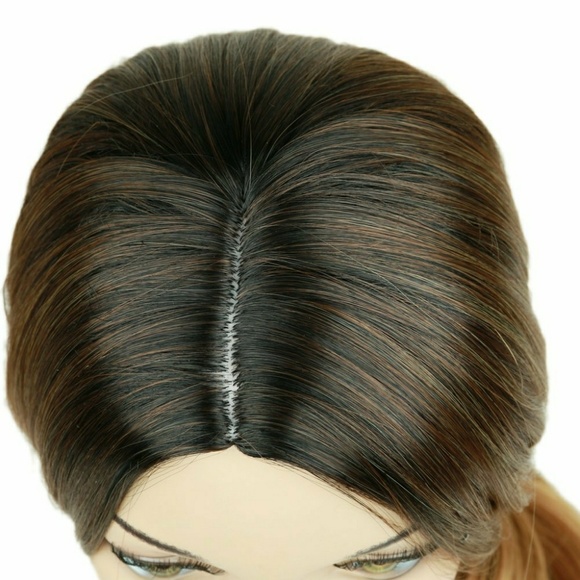 Black Brown Blonde Ombre Wig main image 4