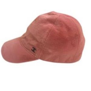 PINK CHANEL BASEBALL CAP