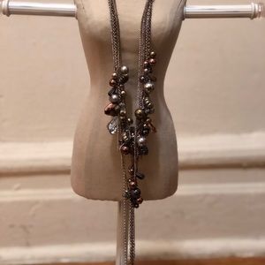 Statement Layered Chain Ornament Necklace