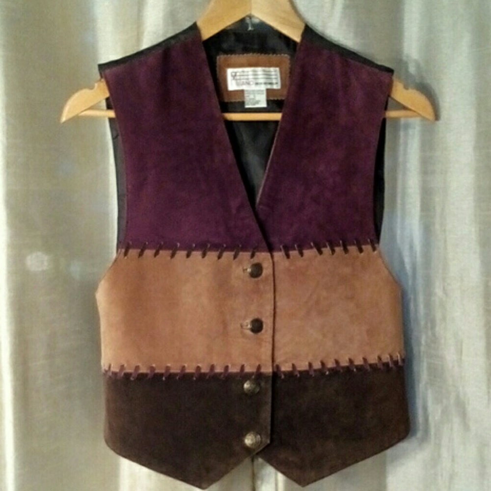 Milano leather vest.