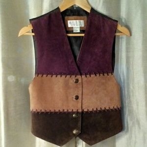 Milano leather vest.