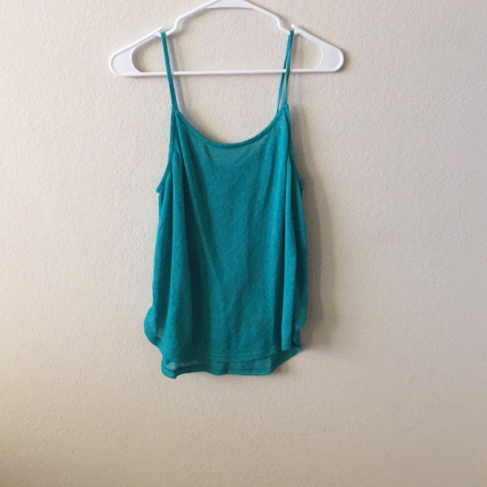 Turquoise tank top