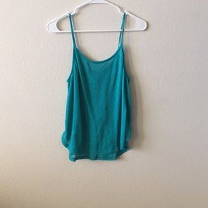 Turquoise tank top