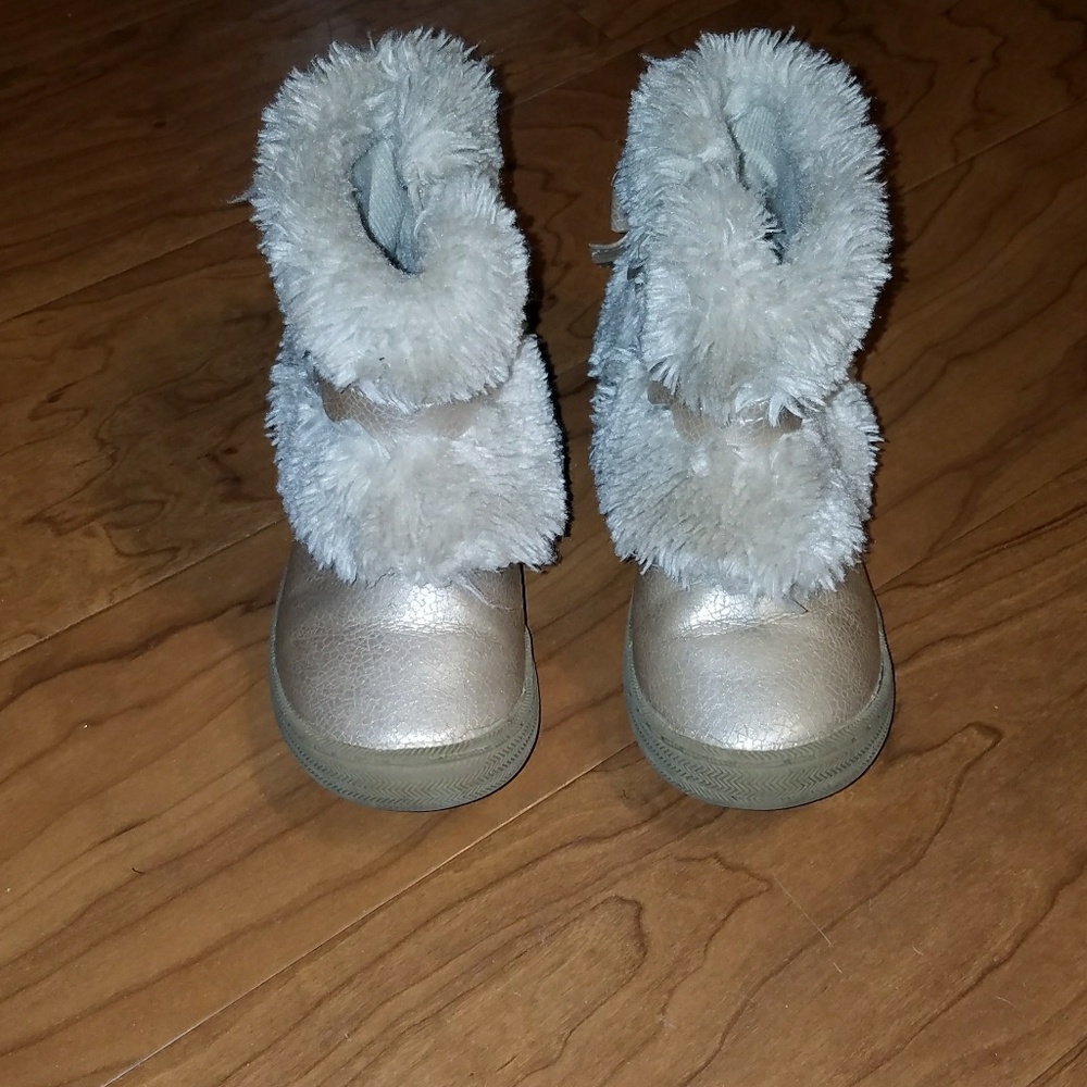 Adorable little girls booties