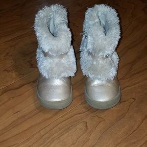 Adorable little girls booties