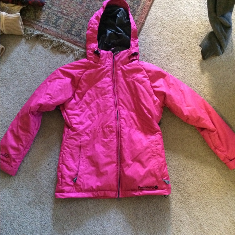 Medium pink snow/rain jacket, brand new