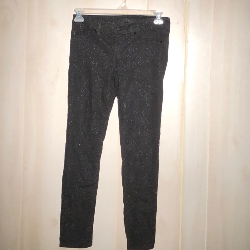 Sparkle Blk Jegging by design lab size small
