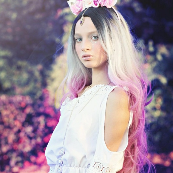 Ombre Black Gray Pink main image 4