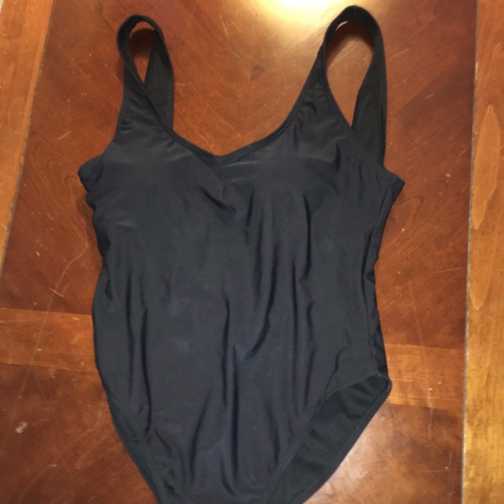 Black One Piece Swimsuit