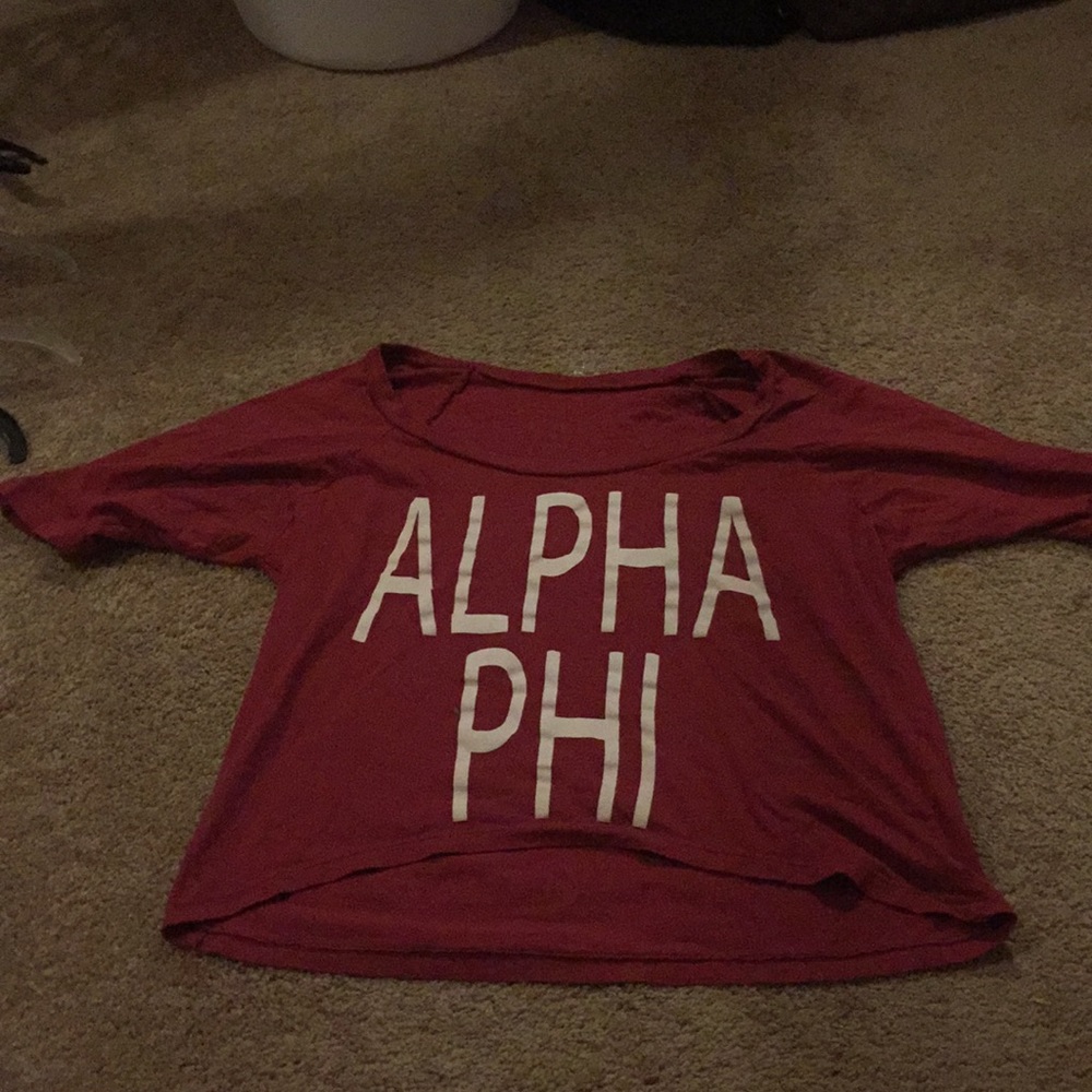 Maroon Alpha Phi Top - image 1