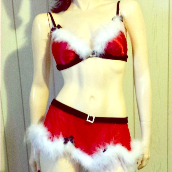 Frederick's of Hollywood Other - FREDERICKS OF HOLLYWOOD Pinup Xmas Bralette Set
