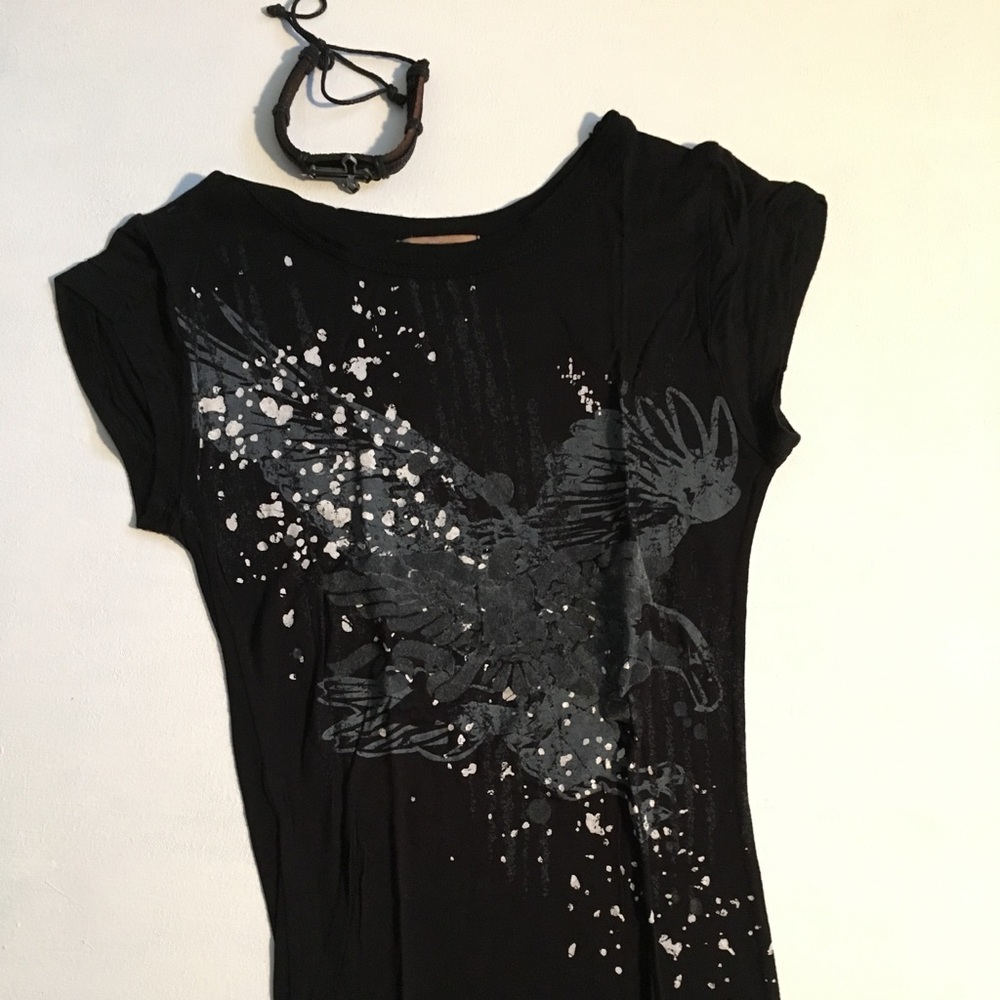 Forever 21 Burn-out Graphic T-shirt