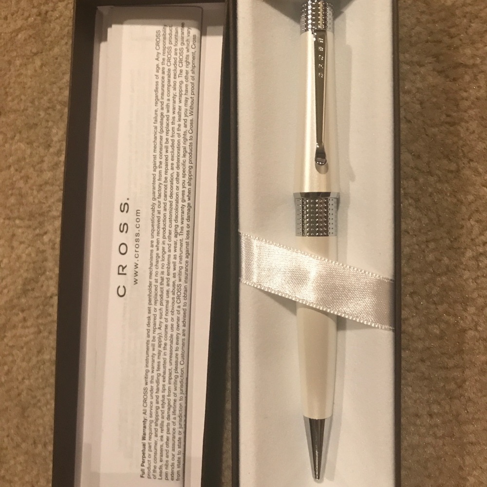 White cross pen NWT