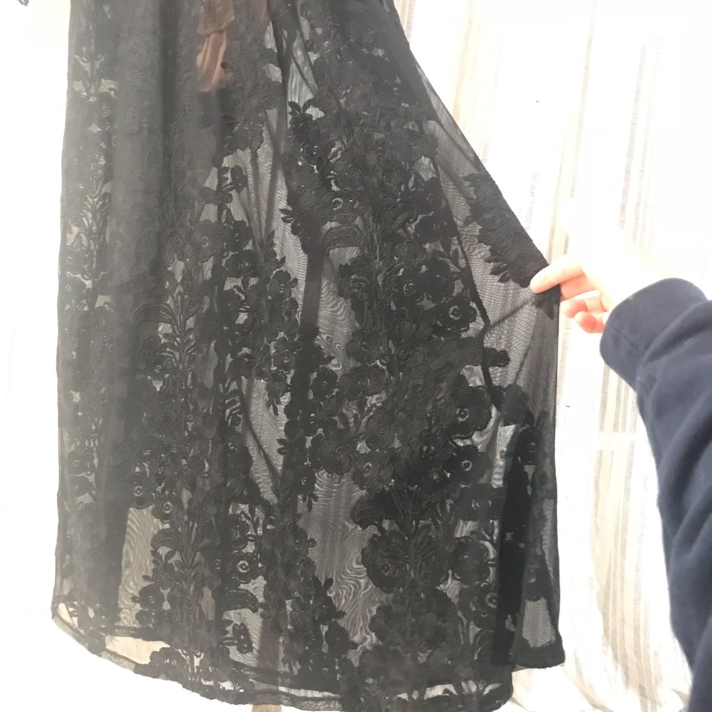 For Love and Lemons BLACK Temecula Maxi Dress - Picture 7 of 8