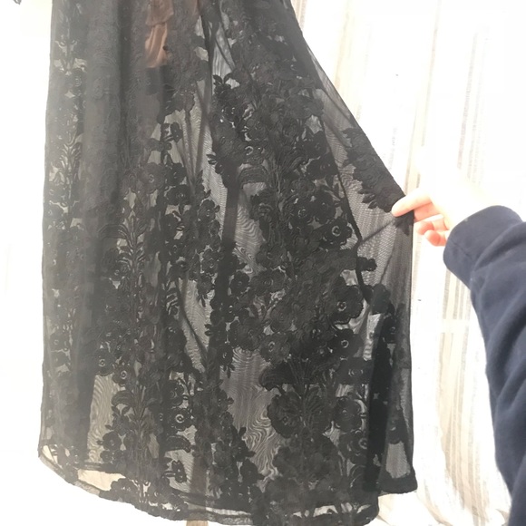 For Love and Lemons BLACK Temecula Maxi Dress - Picture 7 of 8