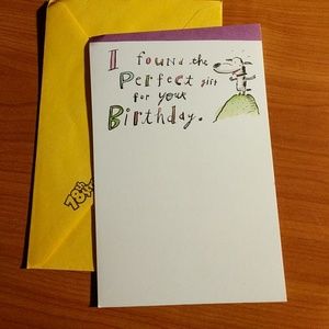 Birthday card ADD ON ITEM