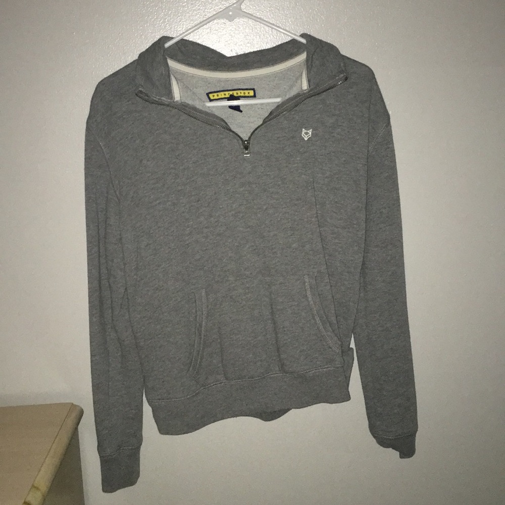 Aeropostale: Gray Half Zip