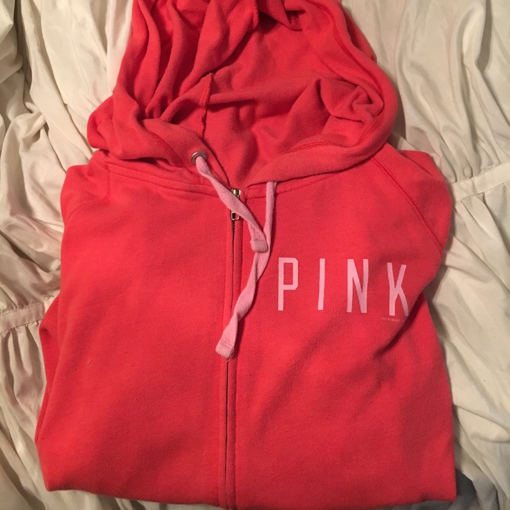 PINK zip hoodie