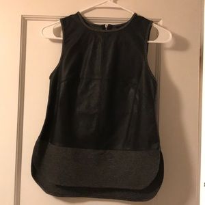Gray and Black tank top