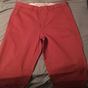 NWT Dockers Red Dress Pants