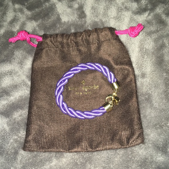 Kate Spade purple rope bracelet - Picture 1 of 2
