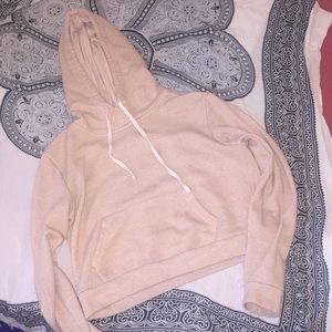 Forever 21 cropped pink hoodie