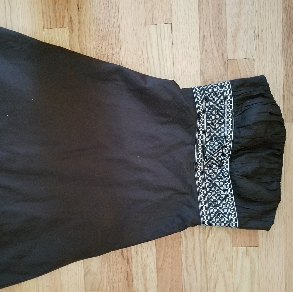 Brown Empire Waist Dress