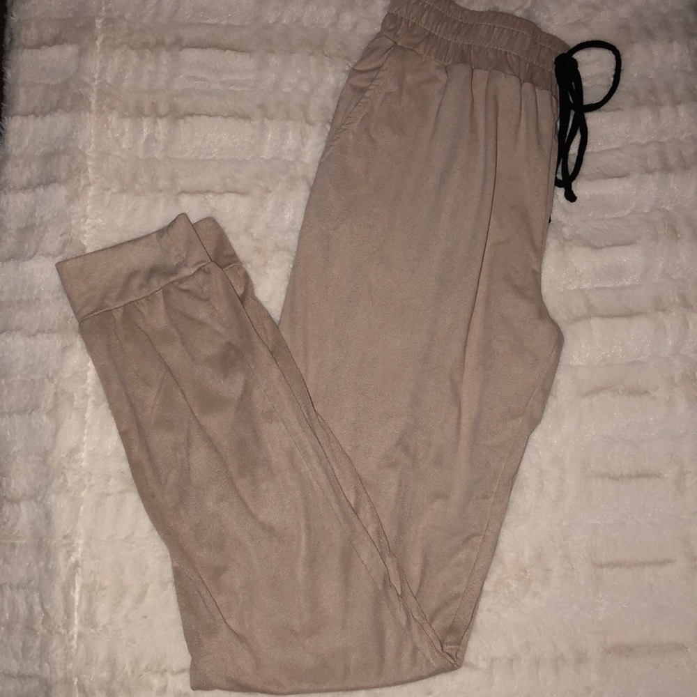 Fashion Nova Suede Joggers