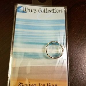 Sterling silver toe ring