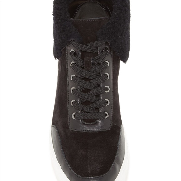 Via Spiga Shearling Lined Sneaker - Picture 2 of 7