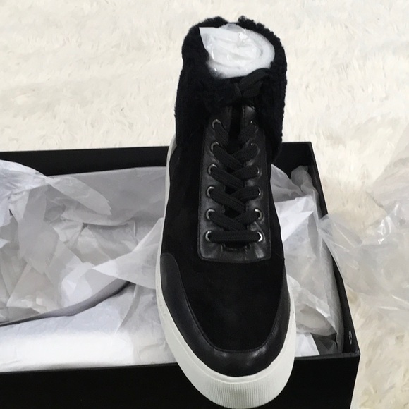 Via Spiga Shearling Lined Sneaker - Picture 5 of 7