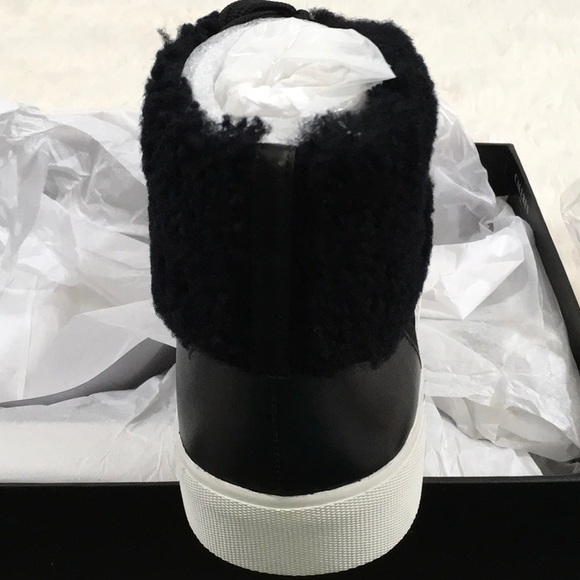 Via Spiga Shearling Lined Sneaker - Picture 4 of 7