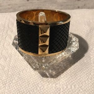Michael Kors black and gold bracelet