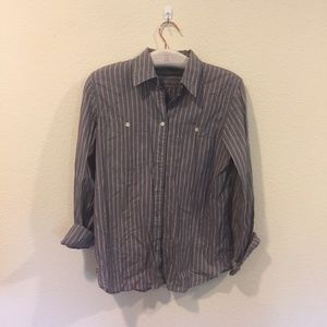 Lauren Jeans Co. Tops - Lauren Jeans Co. button up striped shirt Lauren Jeans Co. Tops - Lauren Jeans Co. button up striped shirt