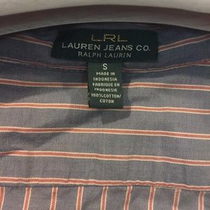 Lauren Jeans Co. Tops - Lauren Jeans Co. button up striped shirt Lauren Jeans Co. Tops - Lauren Jeans Co. button up striped shirt