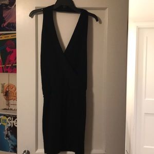 Black Vince halter dress