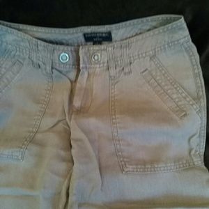 Banana republic light brown linen pants 2