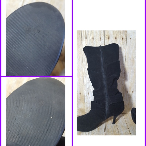 Charlotte Russe size 8 heels. Black. - Picture 3 of 4