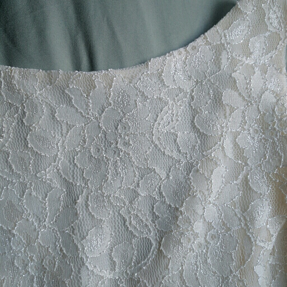 ♥ Speechless eggshell short white Lace Dress - Picture 5 of 8