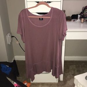 Light Purple Bobeau Flare Bottom Shirt